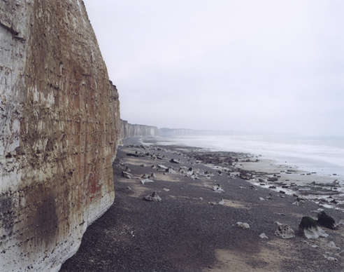 Jem Southam: Normandy cliffs, south of Dunkirk
